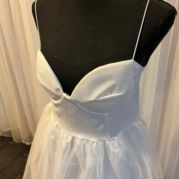 White Tulle Dress - Picture 2 of 4